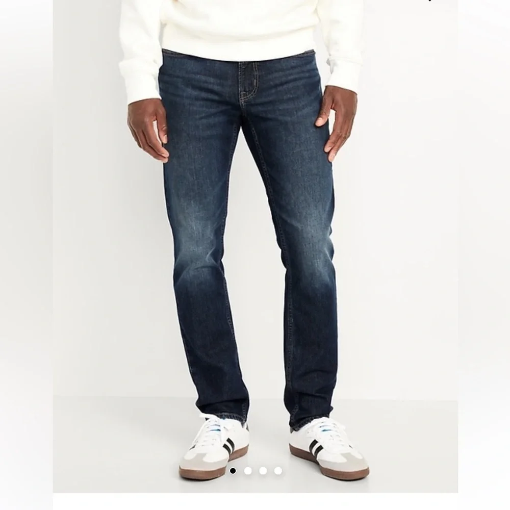 Old Navy Men's Dark Blue Slim Built-In Flex Jeans